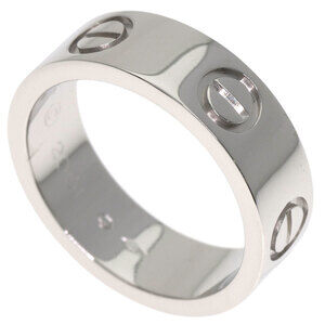 CARTIER Authentic Silver Love Ring #47